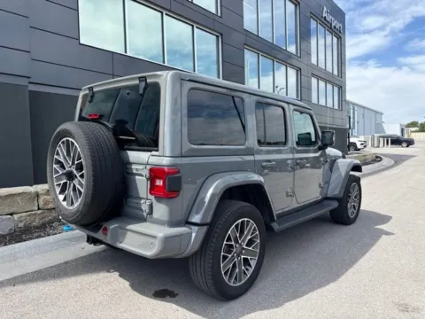 Another view of 2023 Jeep Wrangler Sahara 4xe for sale in Platte City, MO at Airport Chrysler Dodge Jeep Ram