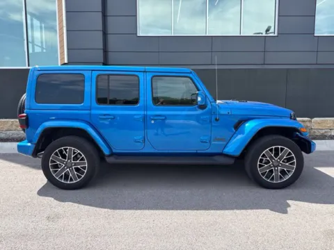 Photos of 2023 Jeep Wrangler Sahara 4xe for sale in Platte City, MO at Airport Chrysler Dodge Jeep Ram