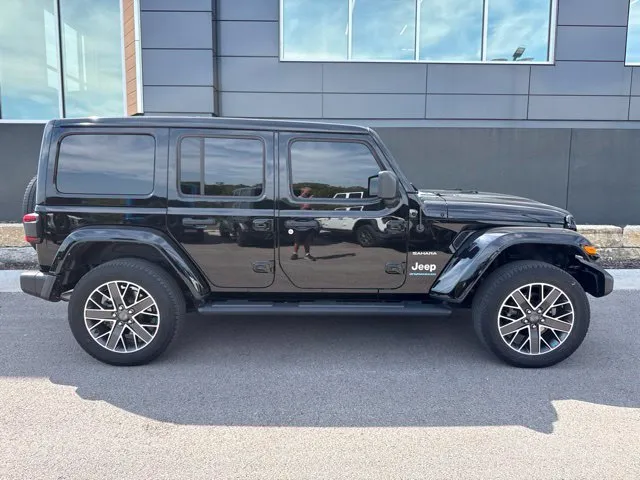 Used 2023 Jeep Wrangler 4xe Sahara 4XE with VIN 1C4JJXP6XPW557316 for sale in Kansas City