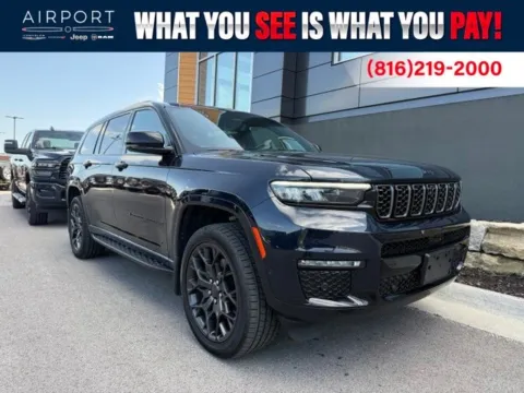 Blue 2024 Jeep Grand Cherokee L Summit for sale in Platte City, MO
