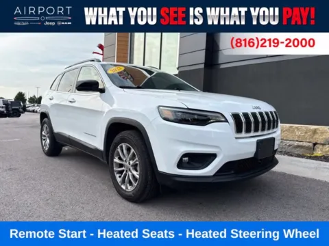 White 2022 Jeep Cherokee Latitude Lux for sale in Platte City, MO