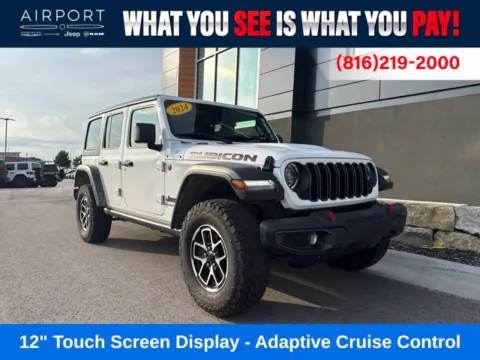 White 2024 Jeep Wrangler Rubicon for sale in Platte City, MO