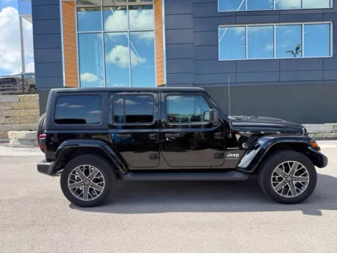 Photos of 2023 Jeep Wrangler Sahara 4xe for sale in Platte City, MO at Airport Chrysler Dodge Jeep Ram