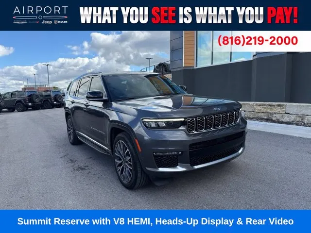 Gray 2023 Jeep Grand Cherokee L Summit for sale in Platte City, MO