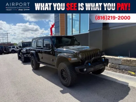 Black 2023 Jeep Wrangler Rubicon 20th Anniversary Edition 4xe for sale in Platte City, MO