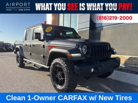 Gray 2024 Jeep Gladiator Willys for sale in Platte City, MO