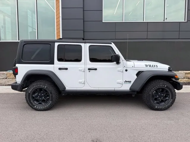 Used 2023 Jeep Wrangler 4xe Willys 4XE with VIN 1C4JJXN63PW684900 for sale in Kansas City