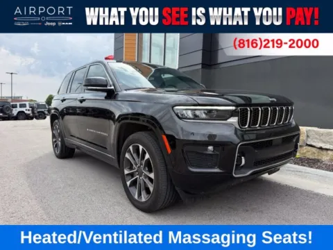 Black 2023 Jeep Grand Cherokee Overland for sale in Platte City, MO