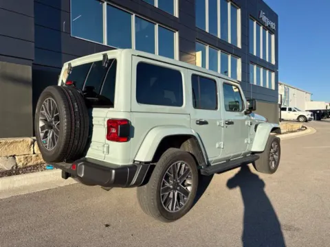Another view of 2023 Jeep Wrangler Sahara 4xe for sale in Platte City, MO at Airport Chrysler Dodge Jeep Ram