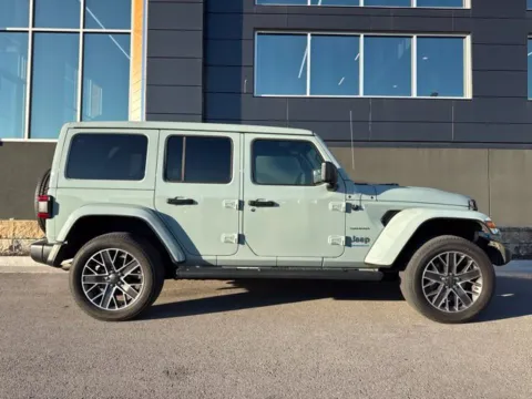 Photos of 2023 Jeep Wrangler Sahara 4xe for sale in Platte City, MO at Airport Chrysler Dodge Jeep Ram