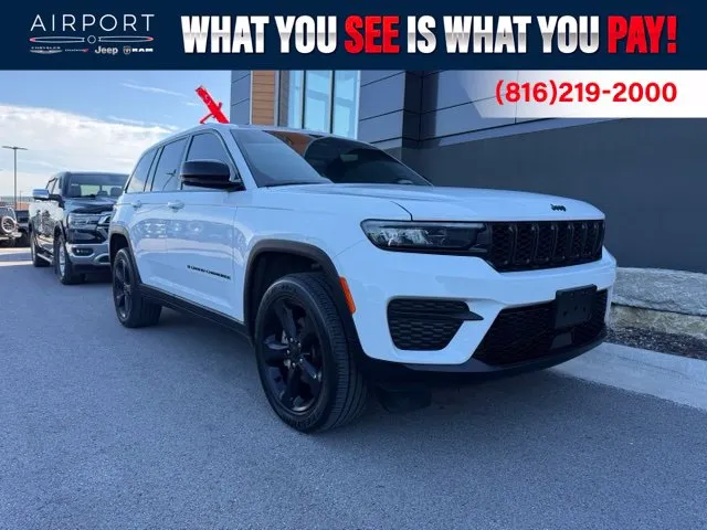 White 2024 Jeep Grand Cherokee Altitude X for sale in Platte City, MO