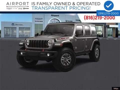 Gray 2025 Jeep Wrangler Rubicon X for sale in Platte City, MO