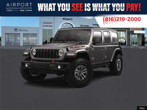 Gray 2025 Jeep Wrangler Rubicon X for sale in Platte City, MO