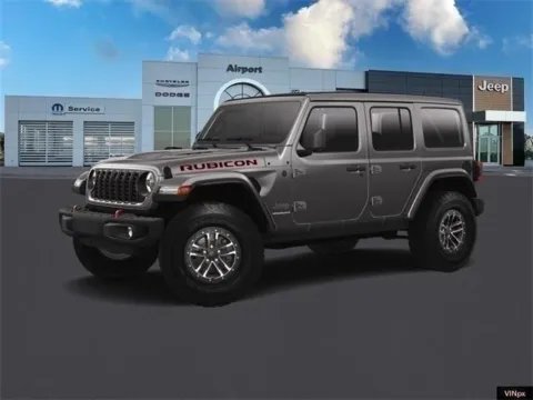 Photos of 2025 Jeep Wrangler Rubicon X for sale in Platte City, MO at Airport Chrysler Dodge Jeep Ram