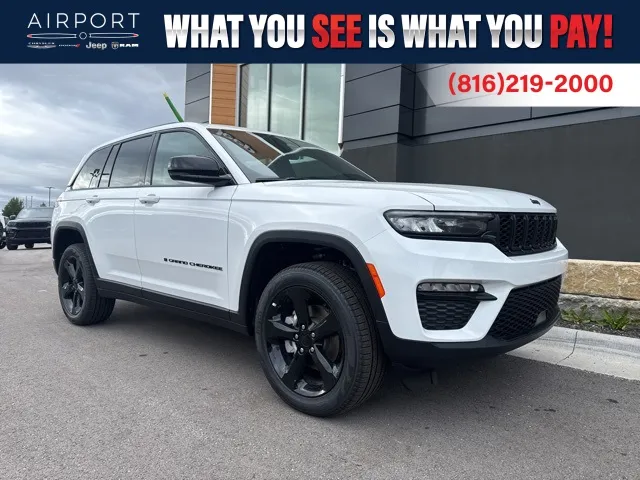 White 2025 Jeep Grand Cherokee Limited for sale in Platte City, MO