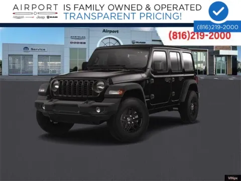 Black 2025 Jeep Wrangler Sport S for sale in Platte City, MO