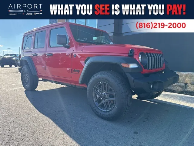 Red 2025 Jeep Wrangler Sport S for sale in Platte City, MO
