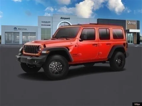 Photos of 2025 Jeep Wrangler Sport S for sale in Platte City, MO at Airport Chrysler Dodge Jeep Ram