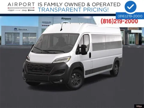 White 2025 Ram ProMaster 2500 Window Van High Roof for sale in Platte City, MO