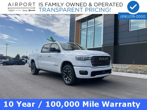 White 2026 Ram 1500 Laramie for sale in Platte City, MO