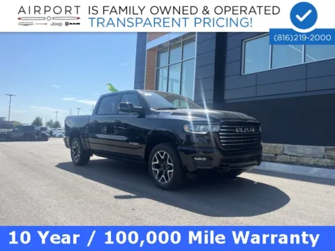 Black 2026 Ram 1500 Laramie for sale in Platte City, MO