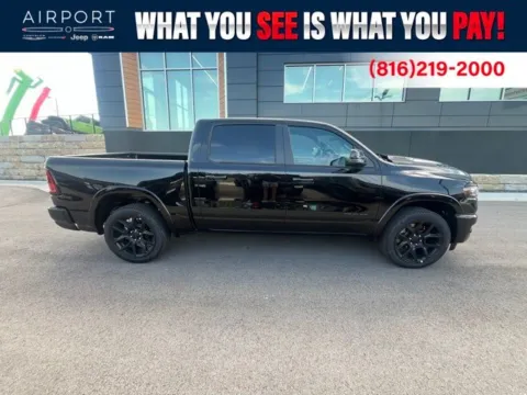 Photos of 2026 Ram 1500 Laramie for sale in Platte City, MO at Airport Chrysler Dodge Jeep Ram