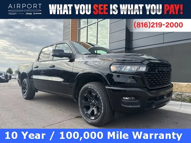 Black 2026 Ram 1500 Big Horn/Lone Star for sale in Platte City, MO