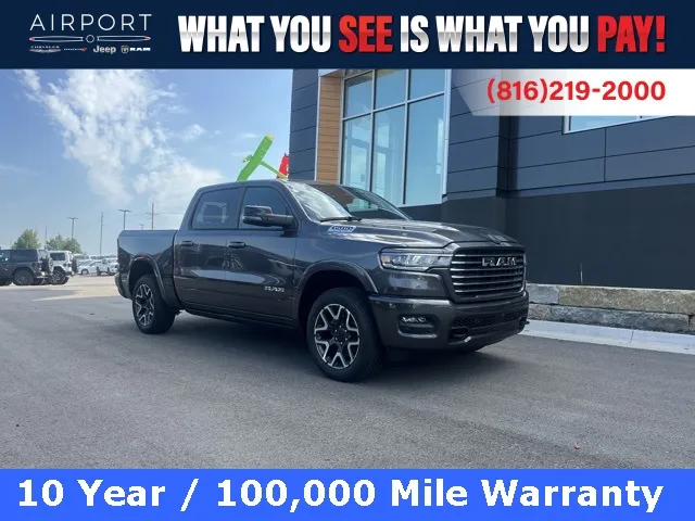 Gray 2026 Ram 1500 Laramie for sale in Platte City, MO