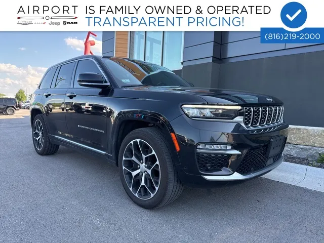 Used 2022 Jeep Grand Cherokee Summit Reserve with VIN 1C4RJHETXN8510564 for sale in Kansas City