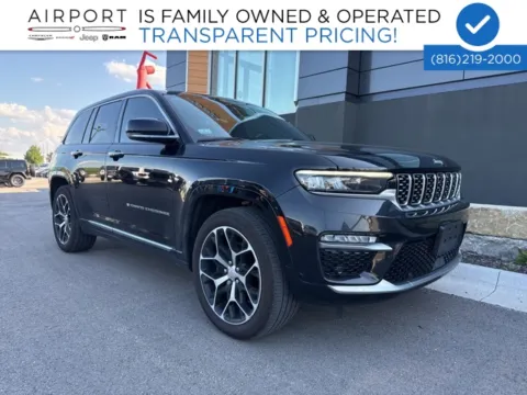 Black 2022 Jeep Grand Cherokee Summit for sale in Platte City, MO