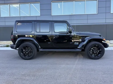 Photos of 2022 Jeep Wrangler Unlimited Sahara 4xe for sale in Platte City, MO at Airport Chrysler Dodge Jeep Ram