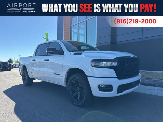 White 2026 Ram 1500 Big Horn/Lone Star for sale in Platte City, MO