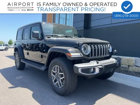 Black 2025 Jeep Wrangler Sahara for sale in Platte City, MO