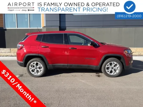 Photos of 2025 Jeep Compass Sport for sale in Platte City, MO at Airport Chrysler Dodge Jeep Ram