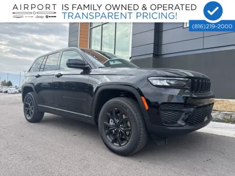 Black 2025 Jeep Grand Cherokee Altitude X for sale in Platte City, MO