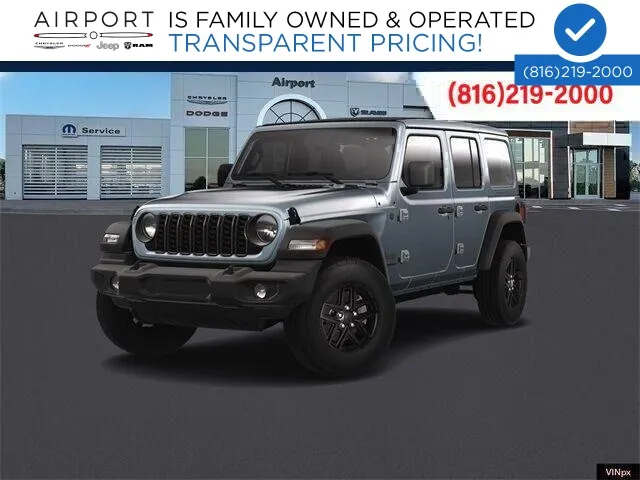 Gray 2025 Jeep Wrangler Sport S for sale in Platte City, MO