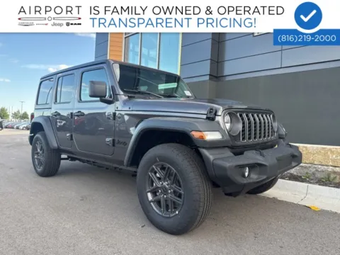 Gray 2025 Jeep Wrangler Sport S for sale in Platte City, MO