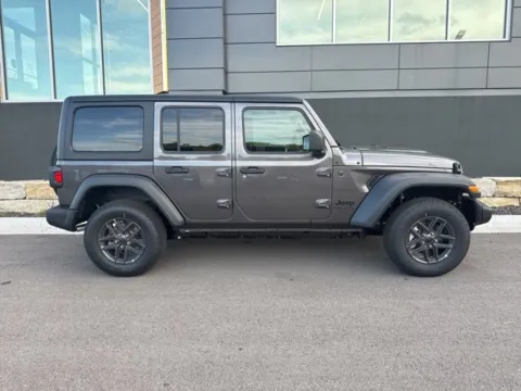 Photos of 2025 Jeep Wrangler Sport S for sale in Platte City, MO at Airport Chrysler Dodge Jeep Ram