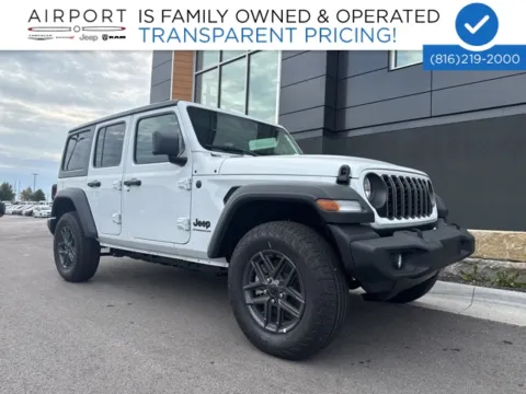 White 2025 Jeep Wrangler Sport S for sale in Platte City, MO