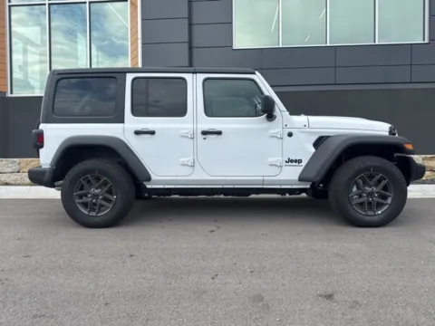 Photos of 2025 Jeep Wrangler Sport S for sale in Platte City, MO at Airport Chrysler Dodge Jeep Ram