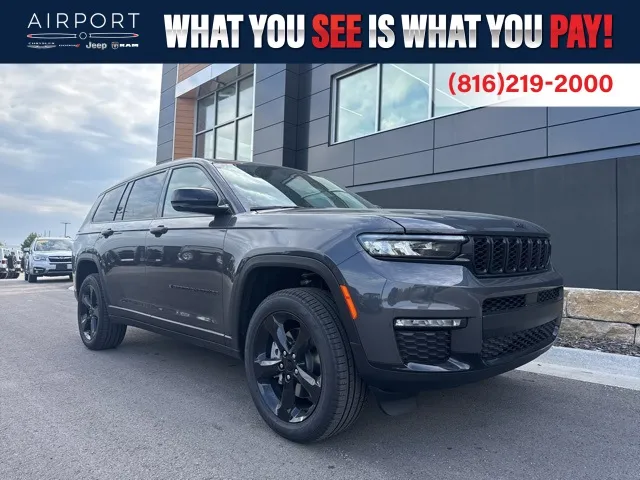 Gray 2025 Jeep Grand Cherokee L Limited for sale in Platte City, MO