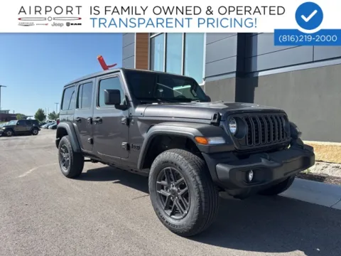 Gray 2025 Jeep Wrangler Sport S for sale in Platte City, MO