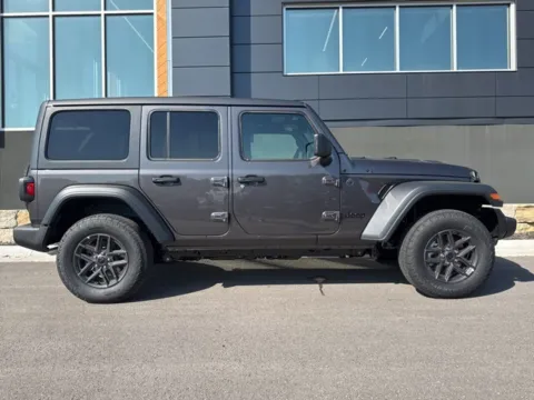 Photos of 2025 Jeep Wrangler Sport S for sale in Platte City, MO at Airport Chrysler Dodge Jeep Ram