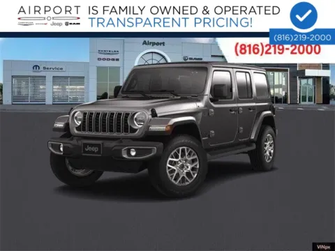 Gray 2025 Jeep Wrangler Sahara for sale in Platte City, MO