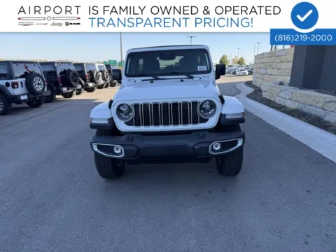 White 2025 Jeep Wrangler Sahara for sale in Platte City, MO