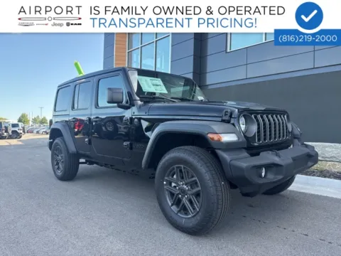 Black 2025 Jeep Wrangler Sport S for sale in Platte City, MO