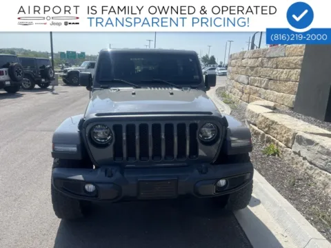 Gray 2020 Jeep Wrangler Unlimited Sahara for sale in Platte City, MO