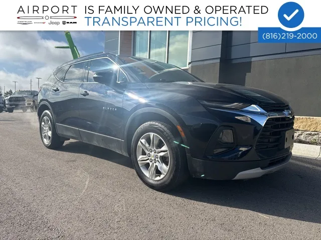 Used 2020 Chevrolet Blazer 2LT with VIN 3GNKBCRS6LS727835 for sale in Kansas City
