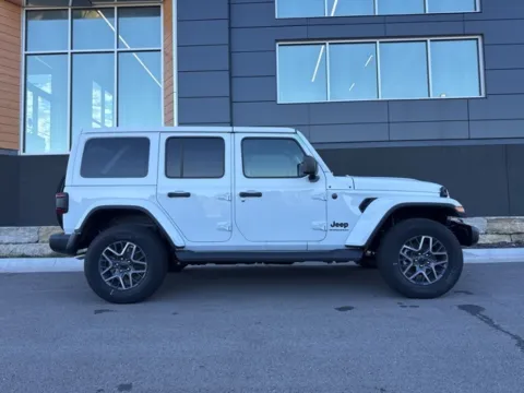 Photos of 2025 Jeep Wrangler Sahara for sale in Platte City, MO at Airport Chrysler Dodge Jeep Ram