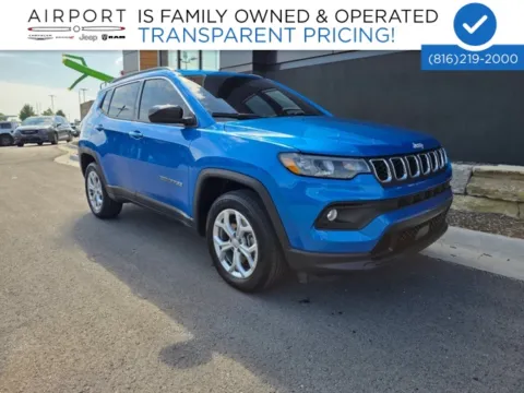 Blue 2024 Jeep Compass Latitude for sale in Platte City, MO